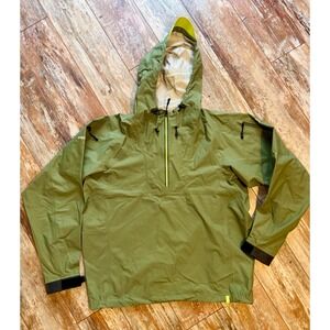 NRS High Tide Jacket Mens L Green HyproTex 2.5 Waterproof Kayak Paddling